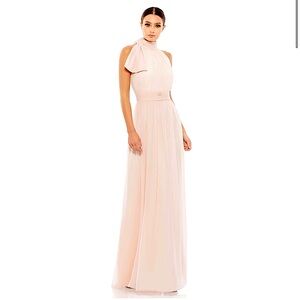 Mac Duggal 55035 HIGH NECK CHIFFON GOWN